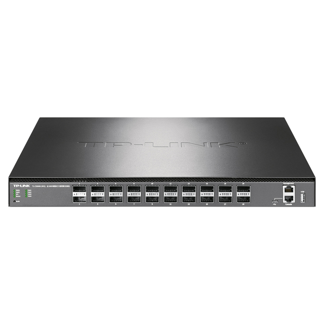 TL-CS6660-20CQ 20 Ports 100G/40G QSFP28 Network Management Switch 8 Stack Units Dual Hot Plug Power Module 1+1 Redundancy AC/DC