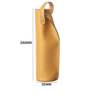 Túi Đựng Chai Rượu Đơn Logo Tùy Chỉnh Túi Đựng Rượu Bằng Da Có Tay Túi Đựng Rượu Xách Tay Làm Quà Tặng Dã Ngoại - Product Image 4