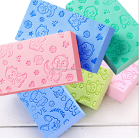 Éponge de nettoyage mignonne de dessin animé pour enfants, éponge de bain exfoliante ultra douce en PVA pour le corps