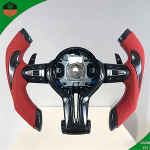 Volante Deportivo Estilo Carreras con Acabado de Fibra de Carbono Forjado M Performance para BMW F10 F30 F32 F20 F01 F02 F22 F87 F F06 F35 F80 - Product Image 5