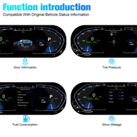 NOUVEAU Tableau de bord à 10 UI pour BMW Série 3 M3 E46 1998-2004, compteur de vitesse LCD, panneau d'instruments numérique