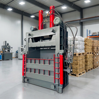 Presse à balles hydraulique verticale pour papier, paille et plastique, recyclable