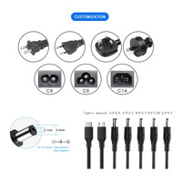 Adaptador de CA de Escritorio USB-C PD de 100W con Enchufe Estadounidense, Cargador para Portátil con Puerto USB-A, Certificado ETL FCC Nivel VI, Fuente de Alimentación OEM