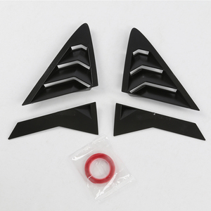 Car Rear <b>Window</b> for Verna Sedan 2011 2012 2015 ABS Carbon Fiber Print Side <b>Cover</b> Trim Sticker Vent Scoop - Product Image 6