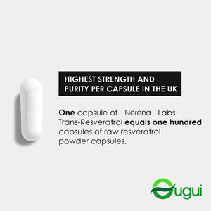 อาหารเสริม resveratrol 600มก. มีความบริสุทธิ์98% ทรานส์-เรสเวอราทรอล60แคปซูลมังสวิรัติผลิตภัณฑ์ความงามแก่ผู้ใหญ่สหราชอาณาจักร - Product Image 5