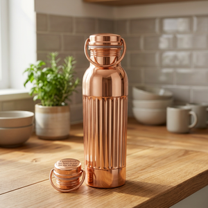 Vaso de Cobre Certificado de Alta Calidad, Plegable, Antiderrames, Ecológico, Apto para Lavavajillas, BS International NA80, para Uso en Exteriores - Product Image 4