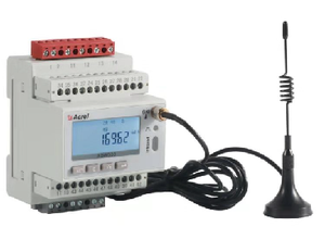 มิเตอร์วัดพลังงานไฟฟ้าแบบไร้สายสามเฟส Acrel ADW300 IoT พร้อมจอ LCD 3P 4G WiFi NB-IoT ติดตั้งบนราง Din สำหรับตรวจสอบพลังงานระยะไกล มาตรฐาน CE IEC - Product Image 2