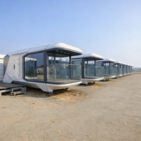 Capsules modulaires insonorisées et coupe-vent, hôtel capsule préfabriqué, maison capsule avec modules préfabriqués pour solutions de projets