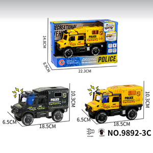 Vehículos de Policía/Ambulancia <span class=keywords><strong>Unimog</strong></span> de Inercia, Económicos, en Diferentes Tamaños, con Efectos de Luz y Sonido, Gran Venta en Latinoamérica - Product Image 1