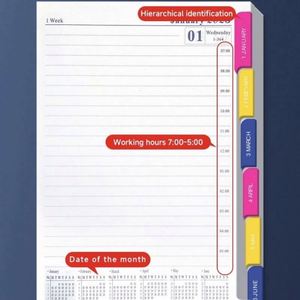 PU Leather Cover Spiral Binding Mini A5 Legal Pad Notebook with Strap for Students Office 2025 Custom <b>Journal</b> Customizable Logo - Product Image 3