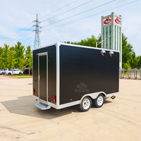 Chariot alimentaire entièrement équipé, camion de crème glacée, camion de restauration mobile personnalisé, remorque de concession mobile pour événements