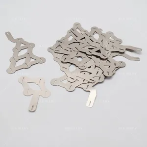 OEM 0.15mm Custom Shape Pure Nickel/nickel Plated Strip Easy Welding Solder Tabs For Battery Connection/