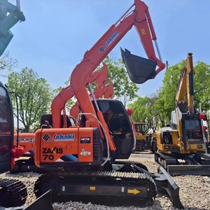Excavatrice Hitachi Zx70 d'occasion, 7 tonnes, mini-excavatrice d'occasion, machine de construction, Hitachi Zx70 CE/EPA d'occasion à vendre - Product Image 1