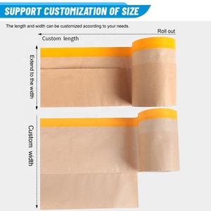 Ujang in bảo vệ ô tô xe sơn kháng Masking phim Băng tùy chỉnh Bìa Auto Masking phun Pre Băng - Product Image 4