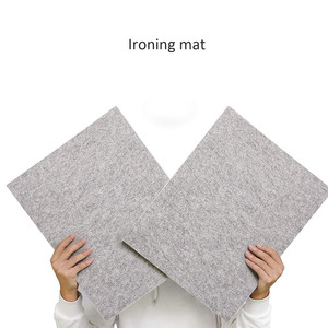 2025 moda 100% almohadilla de planchado de fieltro de lana 13,5*13,5 17x24 22x60 pulgadas alfombrilla de planchado de fieltro de lana portátil <span class=keywords><strong>Tabla</strong></span> de presión - Product Image 3