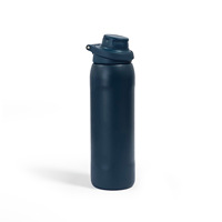 Bouteille d'eau isotherme en acier inoxydable 304, anti-fuite, avec couvercle pop-top, double usage, pour fruits infusés, portable, activités sportives en extérieur 6-12