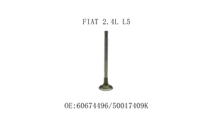 60674496 50017409K soupape de moteur de véhicules modifiés personnalisés pour <span class=keywords><strong>FIAT</strong></span> 2.4L, L5 20V, STILO, 07-10 <span class=keywords><strong>182</strong></span>/183/192 - Product Image 2