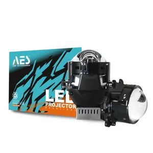 Aes Lensa Proyektor Lampu Depan Biled 55W A15 Pro Proyektor BI-LED dengan Fokus Inovatif Lampu Led Mobil Balok Ganda Tinggi N Rendah