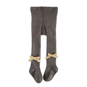 Nouveaux Leggings en Coton Tricoté Respirant pour Filles, Collants à Nœud Papillon en Velours Fin pour Enfants - Product Image 5