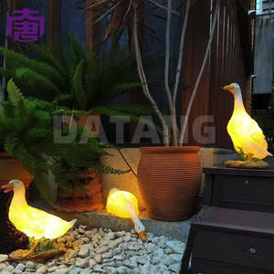 Lumières décoratives d'extérieur en forme de cinq canards IP65 pour les rues de Noël, les parcs et les spectacles lumineux, créant une ambiance festive du Ramadan - Product Image 4