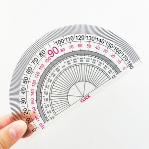 Transportador de Ángulos Universal de 180 Grados, Transportador Grande para la Escuela y Oficina, Regla de Transportador de Ángulos para Matemáticas - Product Image 6