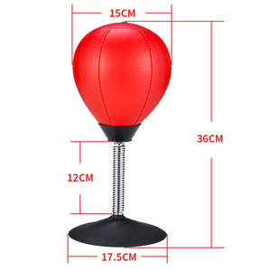 Ballon <span class=keywords><strong>de</strong></span> boxe <span class=keywords><strong>de</strong></span> bureau avec base à ventouse <span class=keywords><strong>Sac</strong></span> <span class=keywords><strong>de</strong></span> <span class=keywords><strong>frappe</strong></span> <span class=keywords><strong>de</strong></span> bureau Anti-stress Extra fort Cadeau amusant et original pour le bureau et la maison - Product Image 2