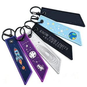 <span class=keywords><strong>Porte</strong></span>-clés <span class=keywords><strong>personnalisé</strong></span> en tissu <span class=keywords><strong>brodé</strong></span> avec logo sur mesure – Vente en gros - Product Image 2