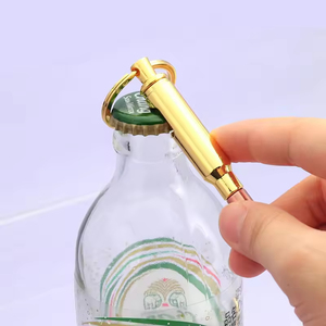 Décapsuleur de bouteille multifonctionnel moderne poli en forme de balle, porte-clés, crochet en métal 3D, alliage de zinc, cadeau commémoratif, logo personnalisé - Product Image 5