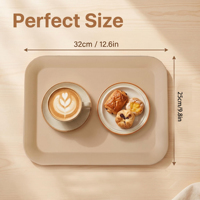 Plateau de service en bambou de qualité alimentaire pour cantine, plateau de cuisson intelligent pour thé avec impression personnalisée pour hôtels et usage domestique