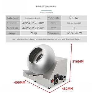 Machine automatique d'enrobage de fruits secs au <span class=keywords><strong>chocolat</strong></span> pour noix de cajou et raisins enrobés de <span class=keywords><strong>chocolat</strong></span> - Product Image 6