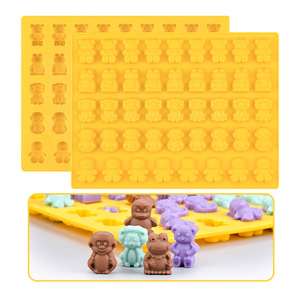 Moule à barre de chocolat en silicone de qualité alimentaire, 44 cavités, outils de cuisson Molde De Gominola, moule pour chocolats en silicone - Product Image 2