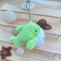 Porte-clés Peluche Requin Adorable Multicolore, Breloque de Sac, Pendentif de Sac à Dos, Cadeau, Vente en Gros, Personnalisable