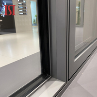 Ventanas abatibles de doble acristalamiento personalizadas de marca superior Diseño moderno Columpio Estilo abierto Marco de aluminio EPDM Ventana de imagen compatible con el hogar