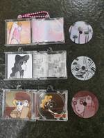 Vente en gros de porte-clés boîte CD de haute qualité porte-DVD porte-clés logo personnalisé acrylique bricolage blanc mini album idole NFC musique CD porte-clés