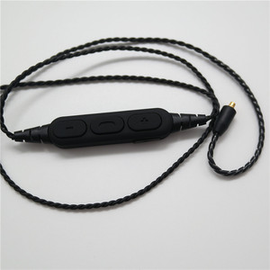 Cable de audio Bluetooth MMCX5.0 de repuesto para auriculares SE535 SE425 UE900, cable de cobre chapado en estaño negro - Product Image 3