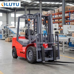 Empilhadeira Diesel Avançada de 3 Toneladas Nova Série 3000kg Mastro de Elevação Alta TRIPLEX/DUPLEX 7000mm Transmissão Hidráulica Automática - Product Image 1