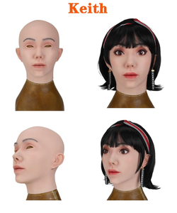 Mascarilla de silicona para mujer, máscara de cabeza completa - Product Image 3