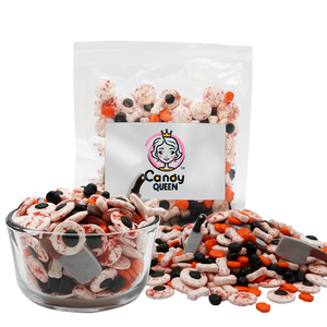 <span class=keywords><strong>CANDY</strong></span> <span class=keywords><strong>QUEEN</strong></span> Venta caliente Nuevo producto de Halloween globos oculares forma comprimido tableta caramelo duro a granel al por mayor - Product Image 1