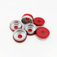 Tapas de plástico de aluminio estériles, coloridas, transparentes, fáciles de arrancar, 13mm, 20mm, para un prensado seguro de viales de vidrio farmacéutico
