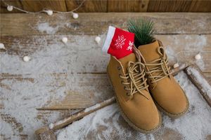 Holiday Gift Custom Packing Novelty 5 Pairs in Box Women Men Adult Winter Santa Cotton Knit Crew Xmas Christmas <b>Socks</b> - Product Image 6