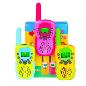 Oyuncaklar için 3 4 5 6-12 yaşında erkek kız Obuby 3 paket Walkie talkie çocuklar için 3 KMs uzun menzilli 2 yönlü radyo 22 kanallar