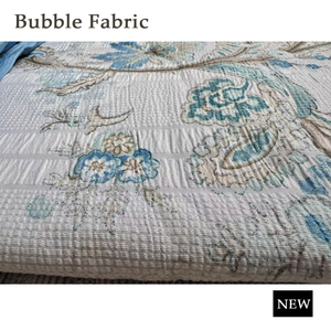 Bộ ga trải giường cao cấp in họa tiết, chất liệu vải gạc bong bóng mềm mại, thân thiện với da, thiết kế hiện đại, nhiều món, chất liệu polyester cao cấp, thoáng khí năm 2025 - Product Image 4