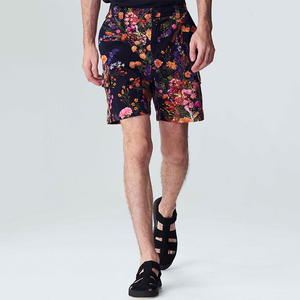 Custom Men's Surf Board Shorts 4 Way Stretch Performance Swim <b>Trunks</b> Printed Hawaiian Print With Pocket Beach Polyester Spandex - Product Image 2