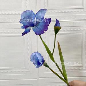 Ramo de Flores de Iris Artificiales, Flores de Seda de Alta Simulación, Decoración para Bodas y Hogar YWH 01 - Product Image 4