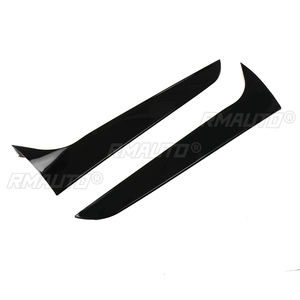 2 pièces Aileron latéral de fenêtre arrière de voiture Canards Splitter pour Audi A4 B8 Allroad Avant 2009-2016 - Product Image 3