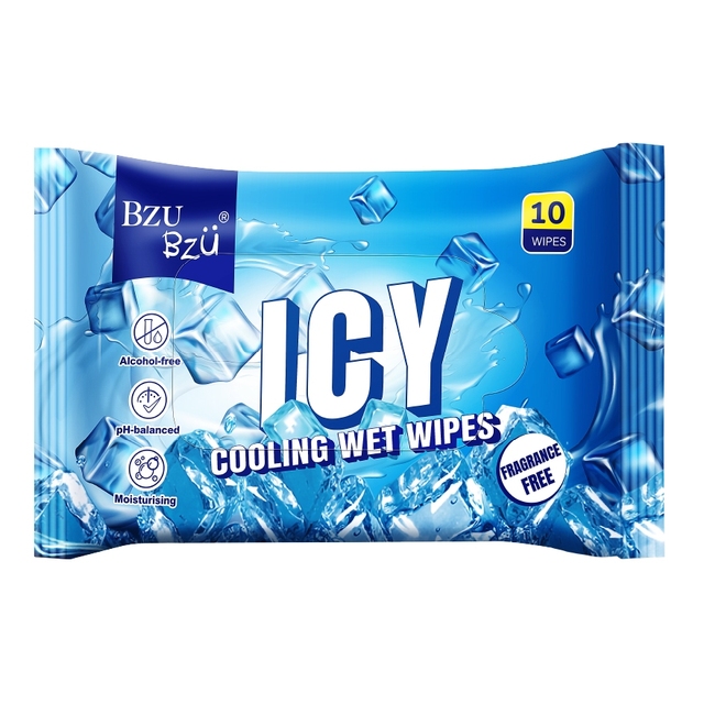 OEM Adult Body Cleaning Wet Wipes Skin Care Wipes Ice Cool Wipes