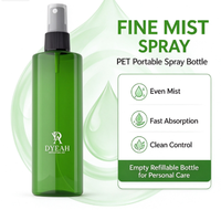 Flacon pulvérisateur vide DY-E 250 ml en PP/PET à brume fine, rechargeable, pour cosmétiques, parfums, toniques et eau capillaire