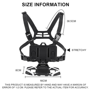Ensemble de fixation thoracique tactique avec boucles à dégagement rapide pour activités de plein air, sangle en nylon universelle - Product Image 2