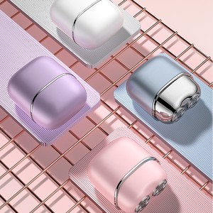 เครื่องโกนขนไฟฟ้าแบบหมุนสองใบมีดขนาดเล็กสำหรับผู้หญิง ชาร์จผ่าน USB กันน้ำ ใช้ได้กับผิวเรียบเนียน ตัดแต่งขนตามร่างกาย ขา และบิกินี่ - Product Image 2