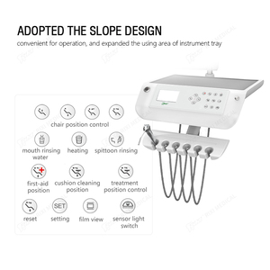 Sedia per pazienti dentale elettrica affidabile con impostazione di altezza personalizzata nuovo Design in colore personalizzato realizzato in metallo resistente e plastica - Product Image 5